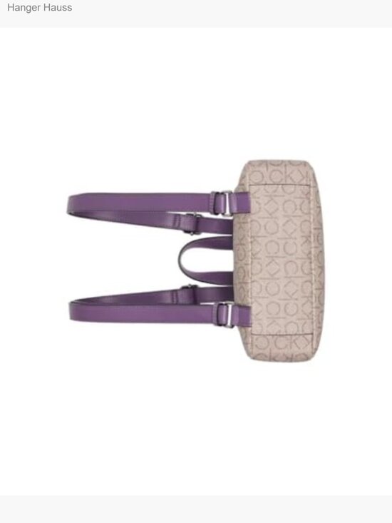 Monogram Flap Backpack with Anti-Theft Pocket, Adjustable Straps main image 2